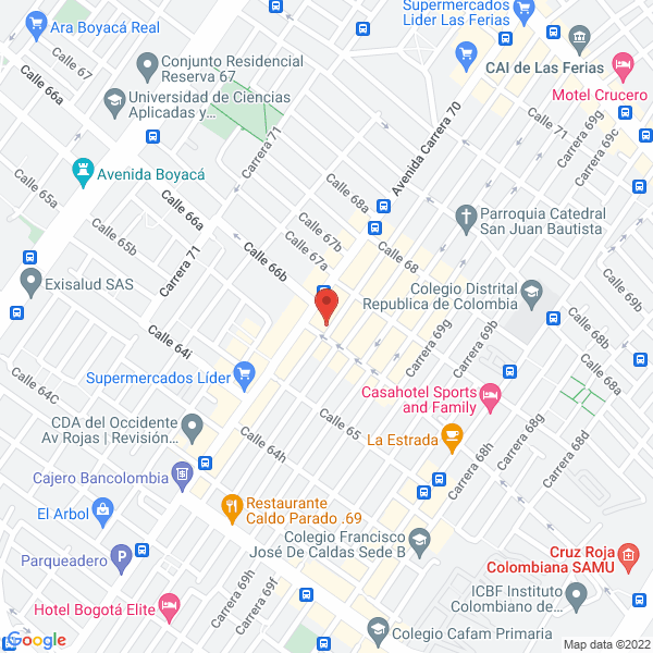 Map of Shaddai Productos Alimenticios S.A.S