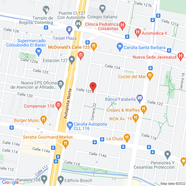 Map of Su Aliado Promotora De Seguros Cia Ltda.