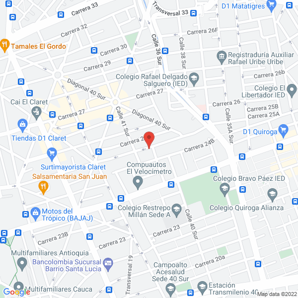 Map of Carvajal Romero Edgar