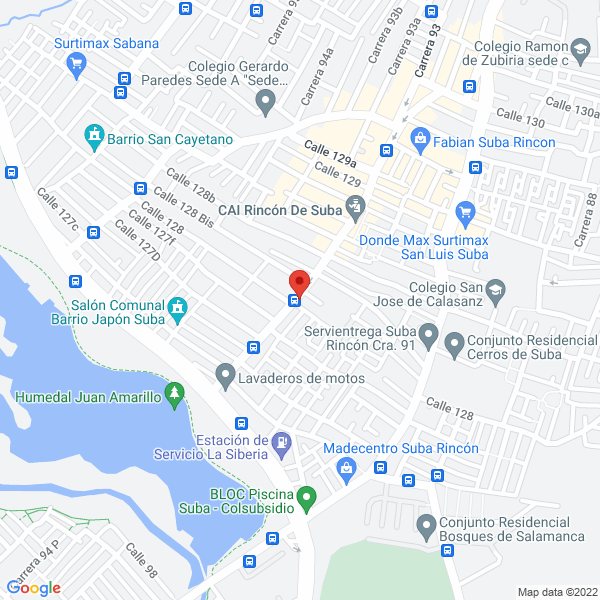 Map of Maria Del Rosario Castiblanco Vargas