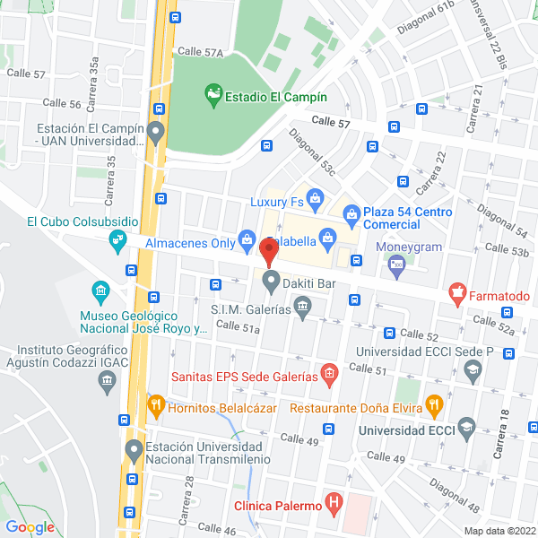 Map of Luis Rafael Castillo Vargas