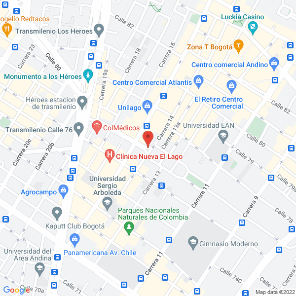 Map of Oscar Chacon Guevara