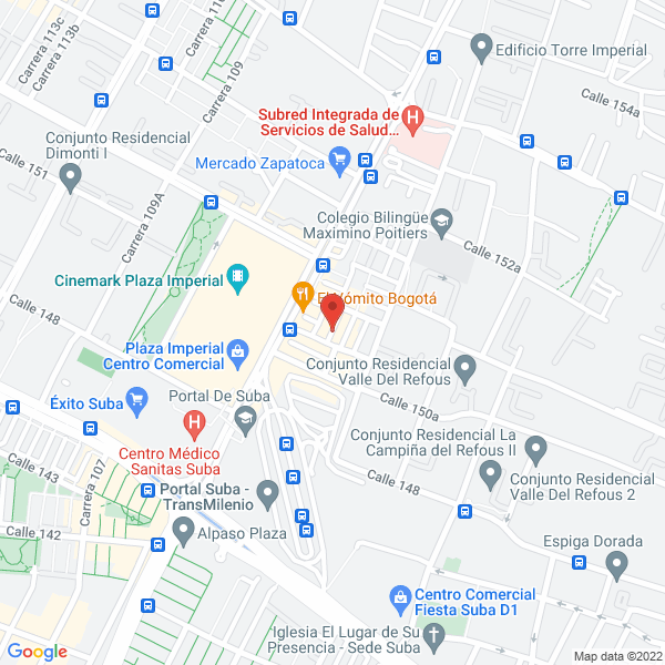 Map of Jaime Chaparro Munevar
