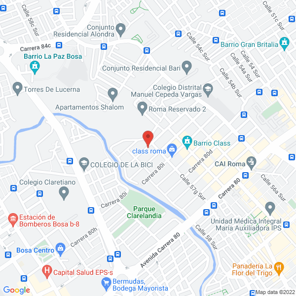 Map of Pedro Antonio Contreras Ramirez