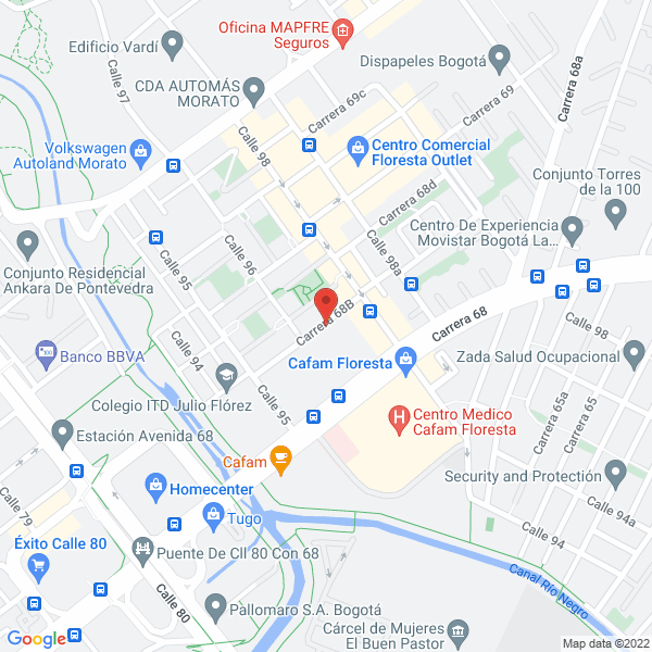 Map of Huanda Tatiana Coral Duarte