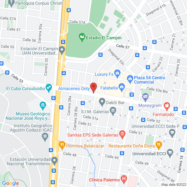 Map of Jimmy Alexander Cruz Melo