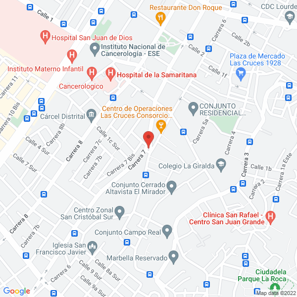 Map of Nidia Yakeline Daza Orjuela