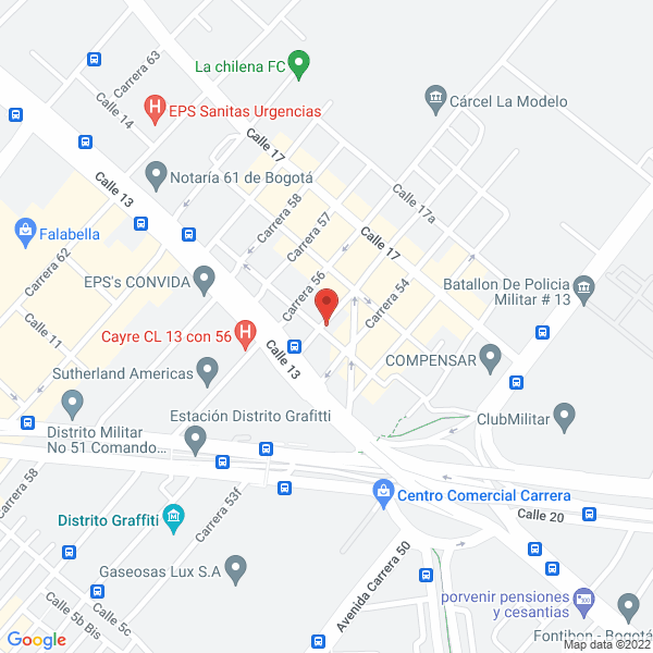 Map of Fabricauchos Ad