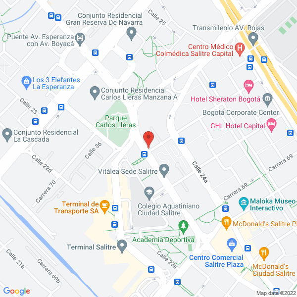 Map of Maria Elena Diaz Toscano