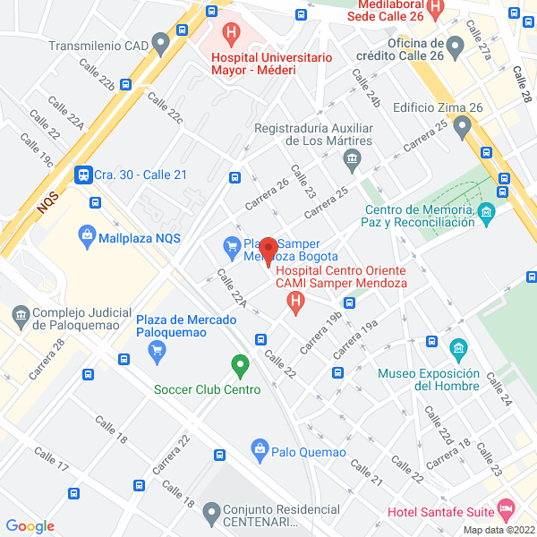 Map of Fredy Fabian Espinosa Camelo