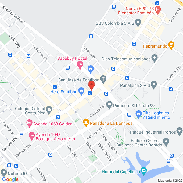 Map of Juan Carlos Estupiñan Nieto