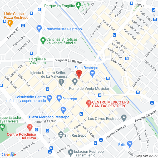 Map of Travesuras Del Gordito