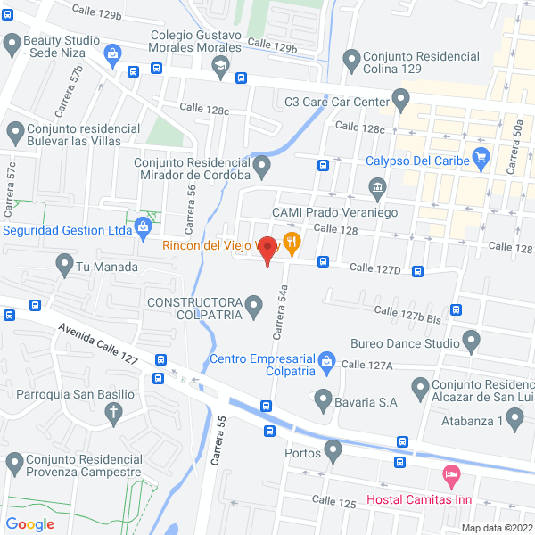 Map of Bienestar 100