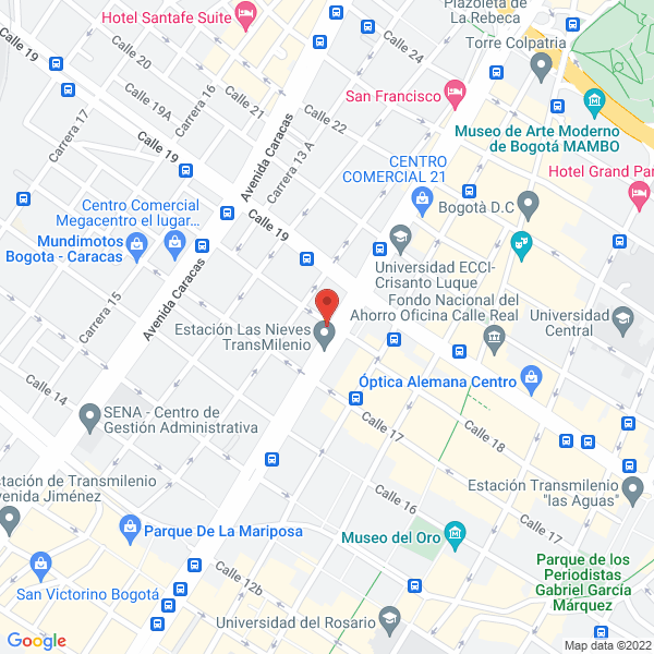 Map of Eléctricos Estructurados Gng S.A.S