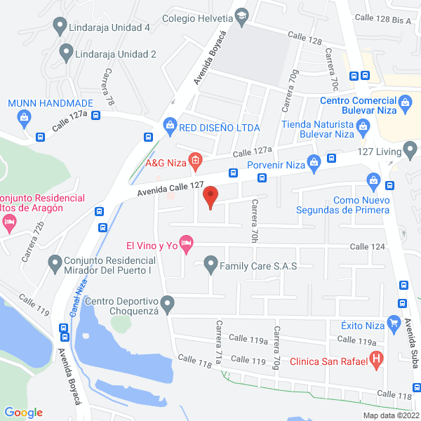 Map of Hogar Casa Santa Ana