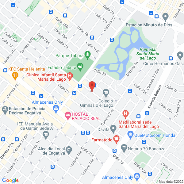 Map of Serbiomed Ltda