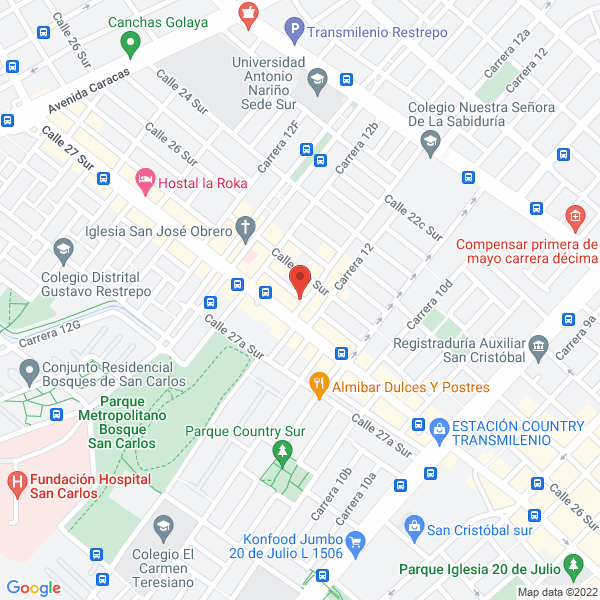 Map of Coram Deo Perfumería