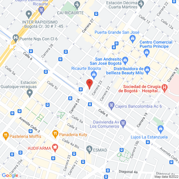 Map of Indumag Ingenieria Sas