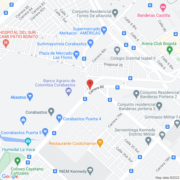 Map of Su Papa Lp S.A.S.