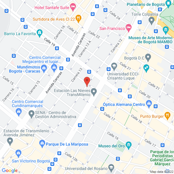 Map of Distribuciones Ingenieria Jc