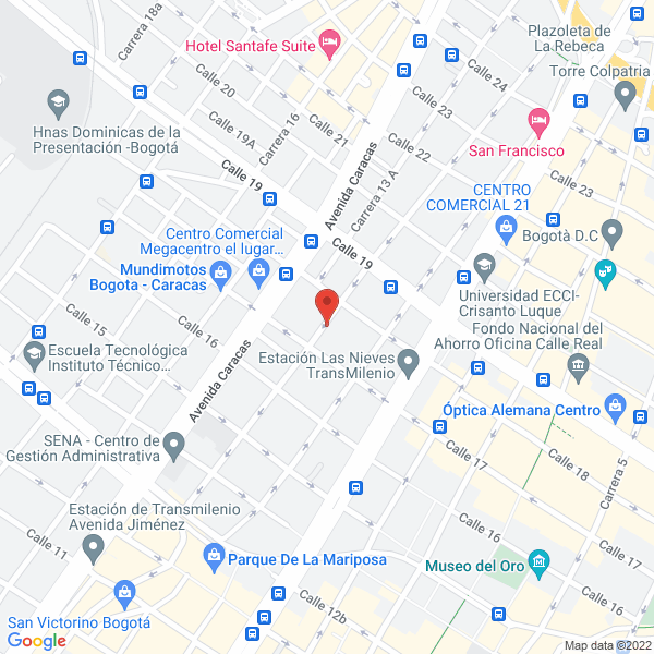 Map of Dotaciones Kadosh