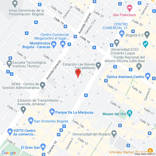 Map of Electroconexiones Bogota S.A.S.