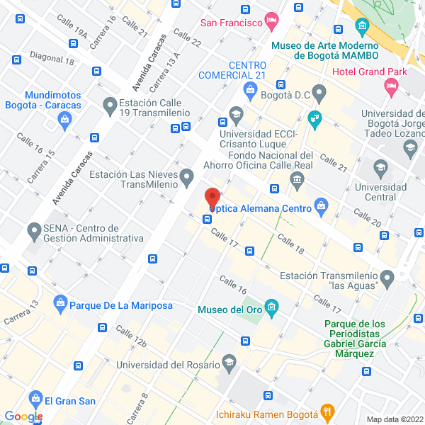 Map of Soluciones Opticas Visual Express