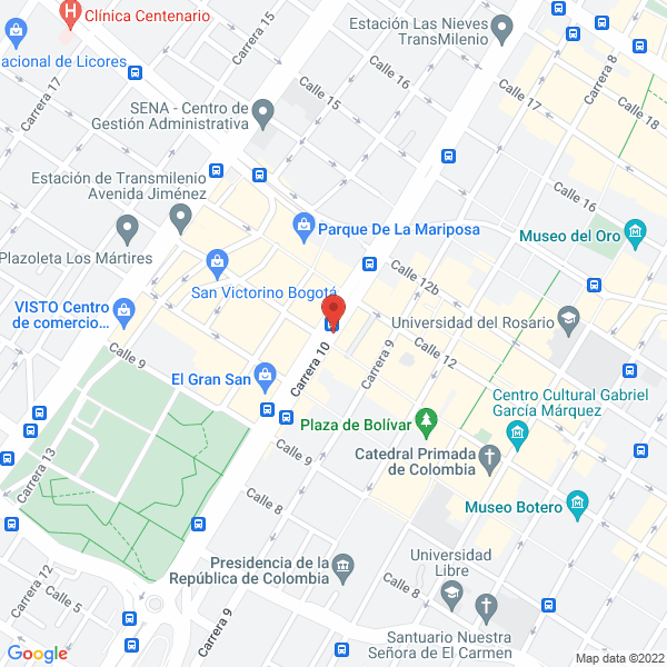 Map of A Y S Medico Hospitalarios