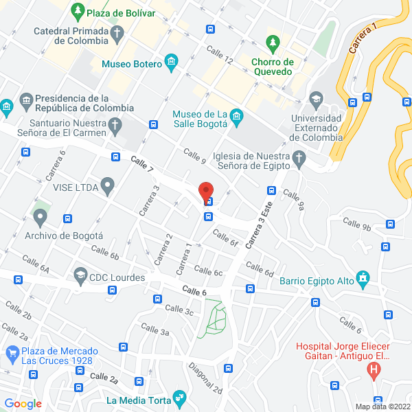 Map of A&F Producciones Ltda.