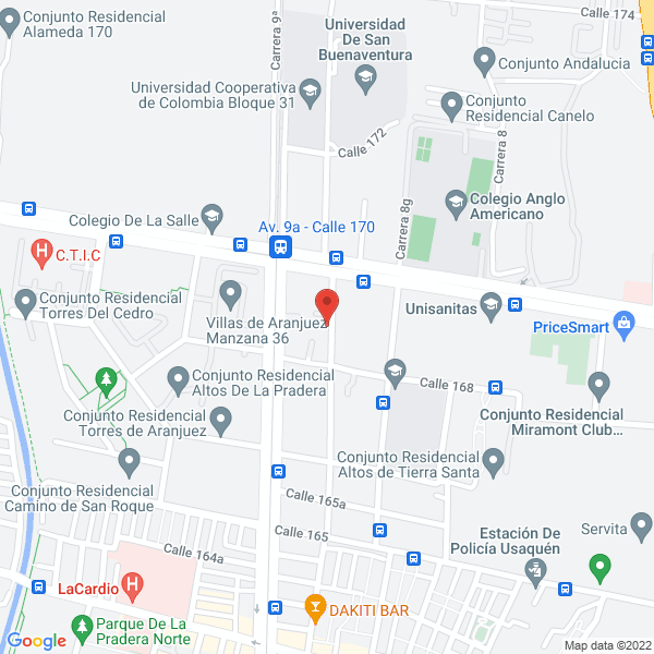 Map of Abc Procesos Eficientes
