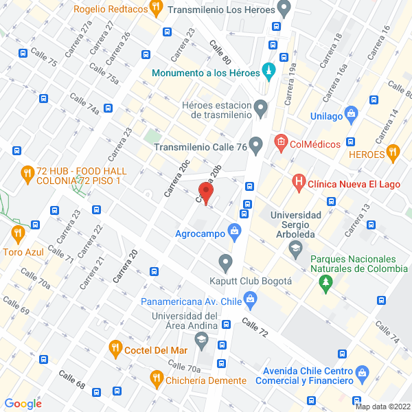 Map of Academia Automovilismo Y Motociclismo C & E