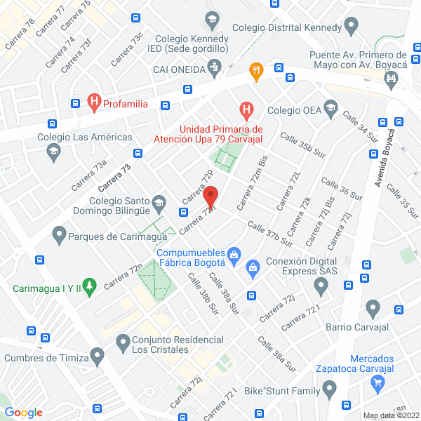 Map of Abm Decoración Ltda.