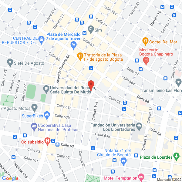Map of Admant Inmuebles Services Ltda.