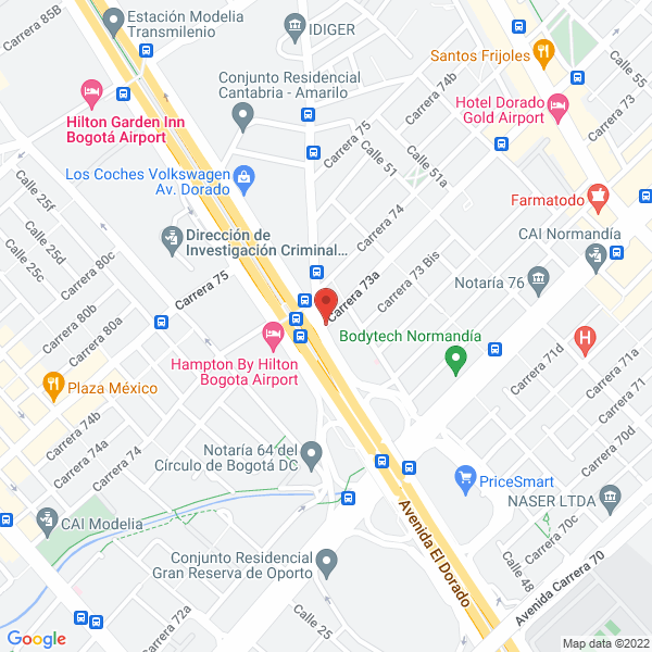 Map of Admihorizonte Ltda.