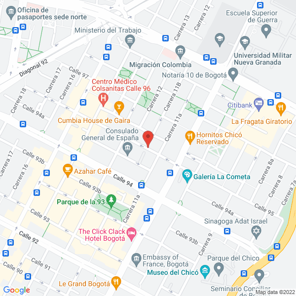 Map of Administradores Adisev Ltda.