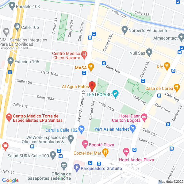 Map of Acoesco Ltda