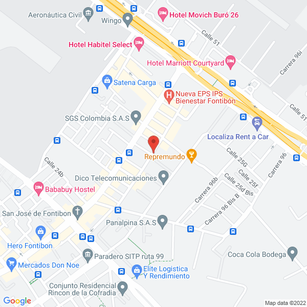 Map of Aduanamientos Y Logistica