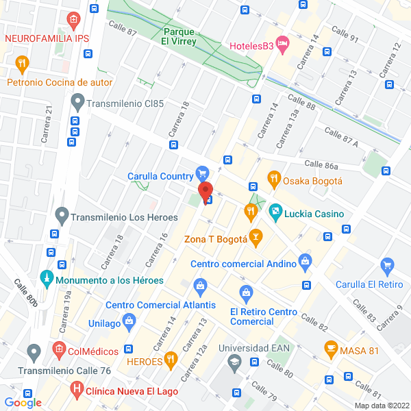 Map of Aeronoticias Ltda.