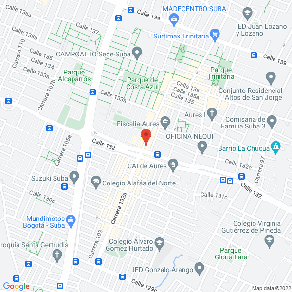 Map of Academia De Danza Akaidaná