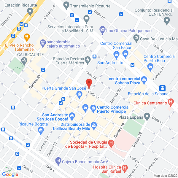 Map of Inremo S.A