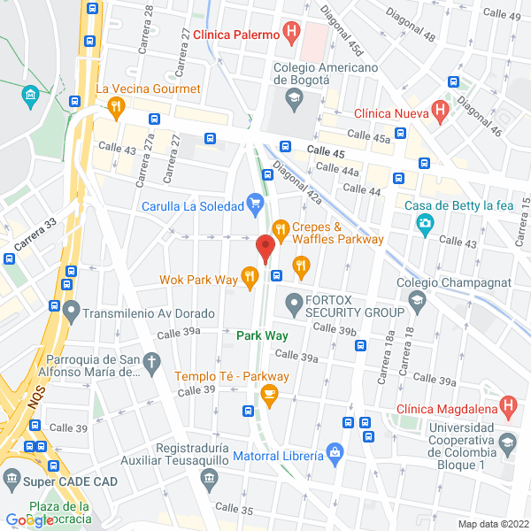 Map of Obras De Ingeniería Y Consultoría Ltda. Obrainco Ltda.