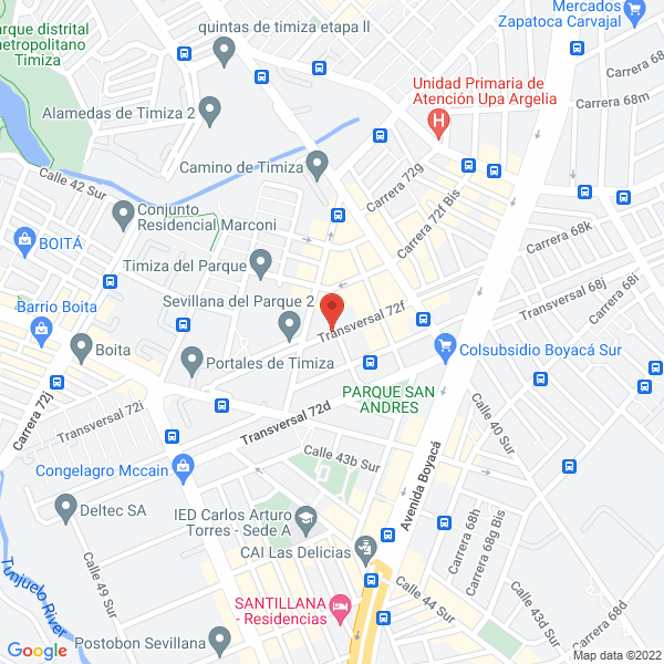Map of Induquir Ltda.