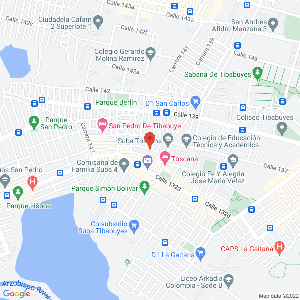 Map of Estructuras Y Construcciones Guerrero Fagua S.A.S.