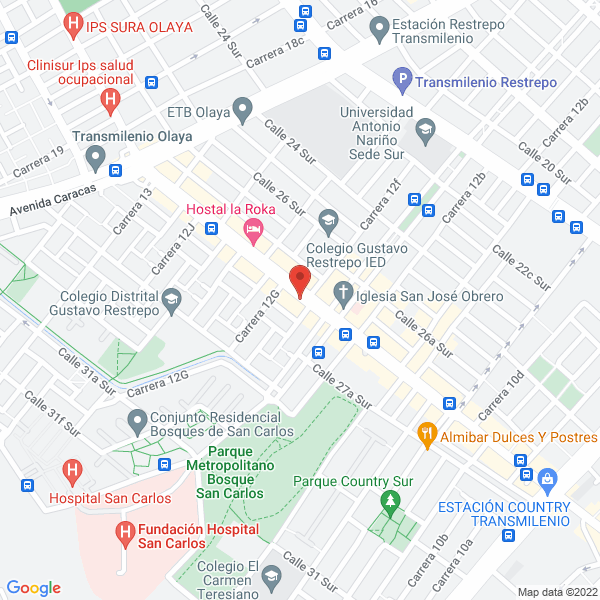 Map of Casa Comercial Turpial De Oro