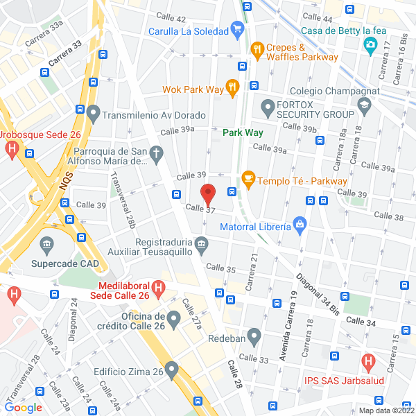 Map of Asesores Postales
