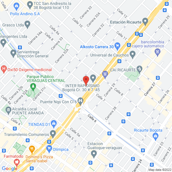 Map of Grupo C&M S.A.S.