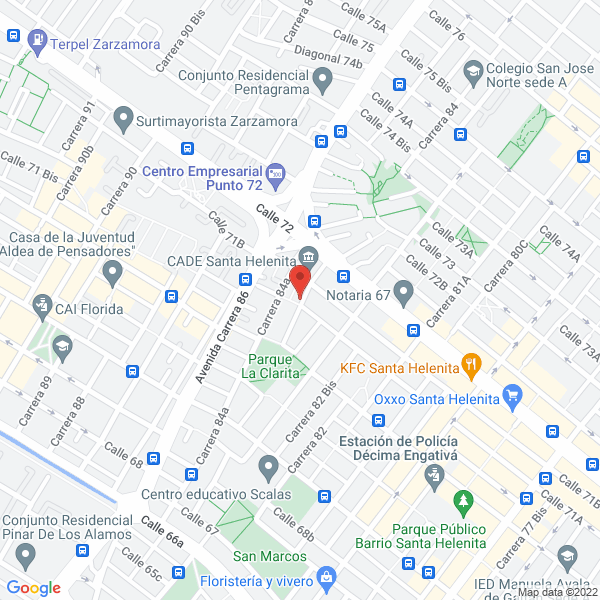 Map of Margarinas Super Pan S.A.S.