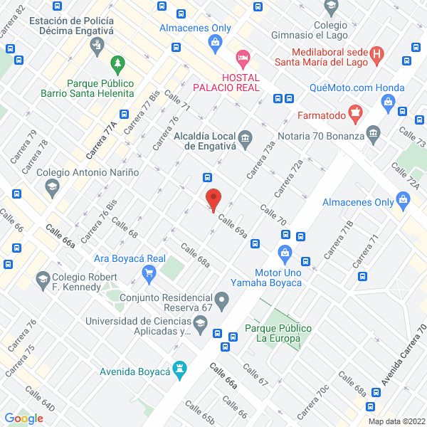 Map of C.I. Vidfruit Ltda.