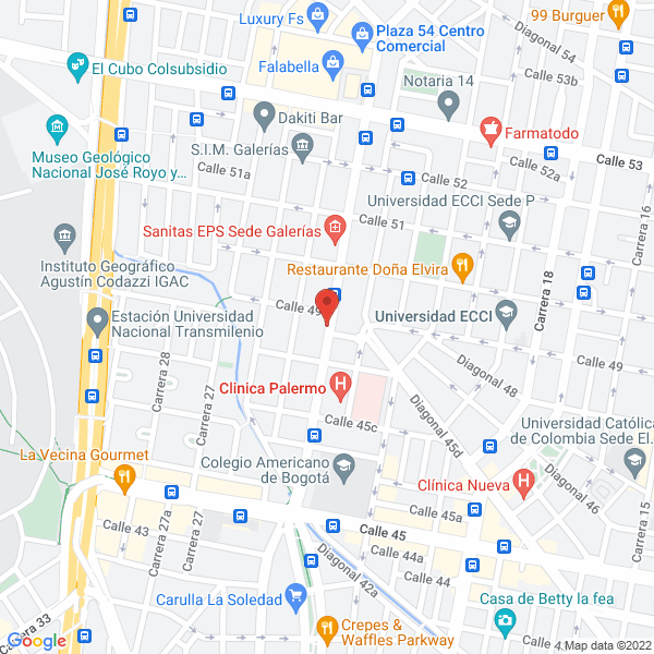 Map of Iglesia Adventista Palermo