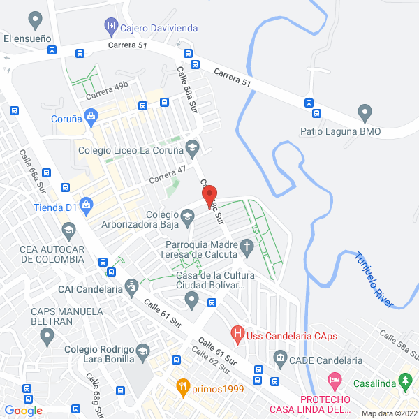 Map of Tecno Seguridad Fb S.A.S.